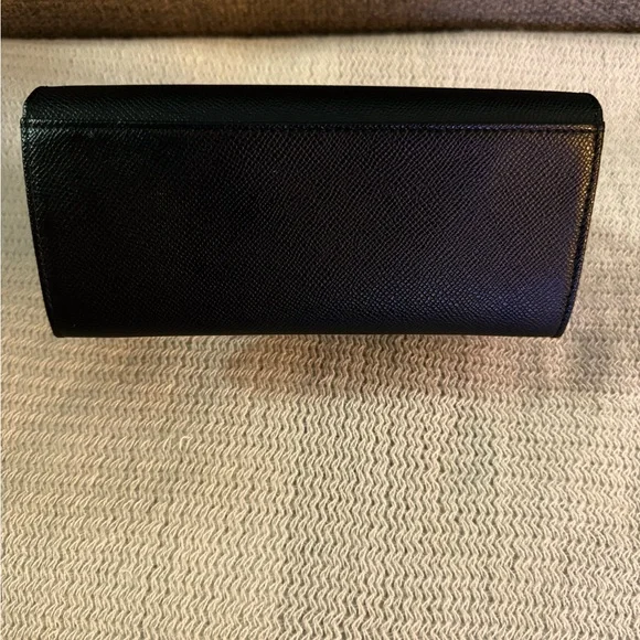 FURLA black leather wallet - Picture 2 of 4
